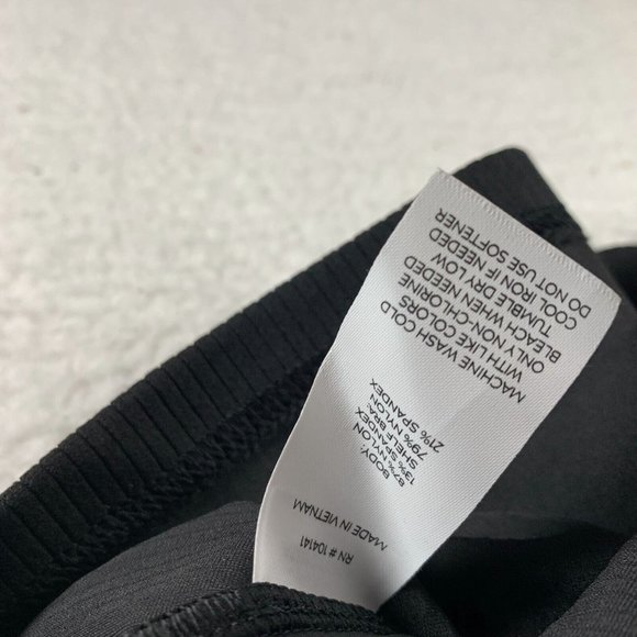 Alpine Design Tank Top Women's XS Black Ribbed Stretch Round Neck Cropped 7210 - Picture 4 of 9